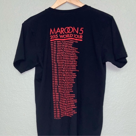 Maroon 5 2015 World Tour Tee - Picture 5 of 5